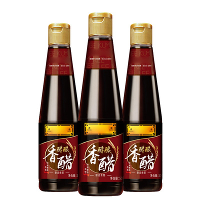 醇酿香醋500Ml3瓶凉拌蘸点饺子醋